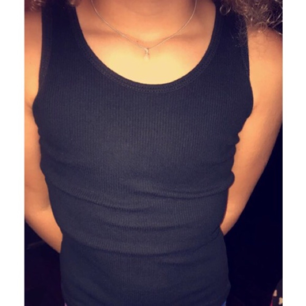 Girls Black tank top